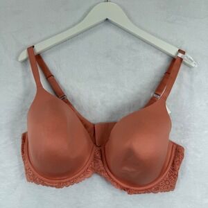 Aerie Real Sunnie Full Coverage Bra 40DD Burnt‎ Orange Lace 8304-608 NEW